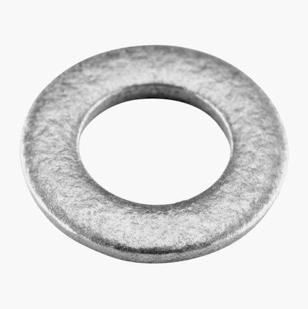 Biltema - Rund skive M6 x 12 mm varmforsinket 100 stk.