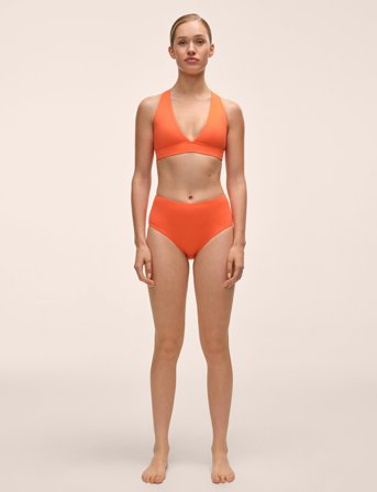 Casall High Waist Bikini Hipster - Orange - 34