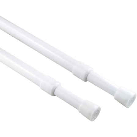 2-pack Gardinstång Teleskopisk - 30-50 cm