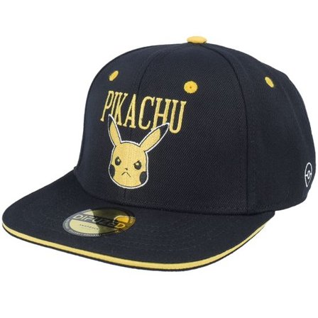 Difuzed - Svart snapback Keps - Pokémon Angry Pika Black Snapback @ Hatstore