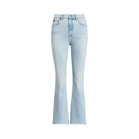 Polo Ralph Lauren, Flared Jeans Blauw, Dames, Maat:W24