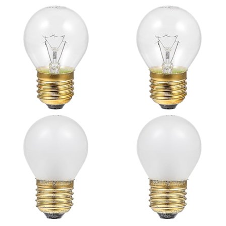 4-pack E27-sockel Ugnlampa Högtemperaturbeständig Tungsten 40w Ljuslampa