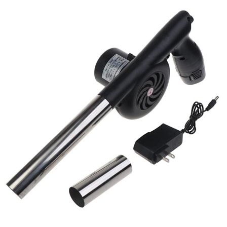 Langaton BBQ-tuuletin sähköinen ilmapuhallin ladattavalla akulla, säädettävä nopeus