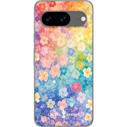 Yhteensopiva Puhelinkuori Google Google Pixel 8 Cactus and Friends – RainbowBloom