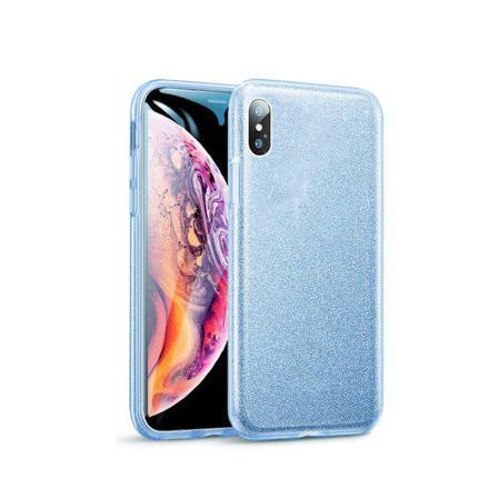 Gradient Glitter 3i1 Skal För Iphone Xs Max - Blå Blå