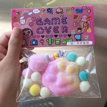 UUSI Fidget Toy Mini Squishy Toys Kawaii Pehmo Cat Paw Cube Stre H oneszie