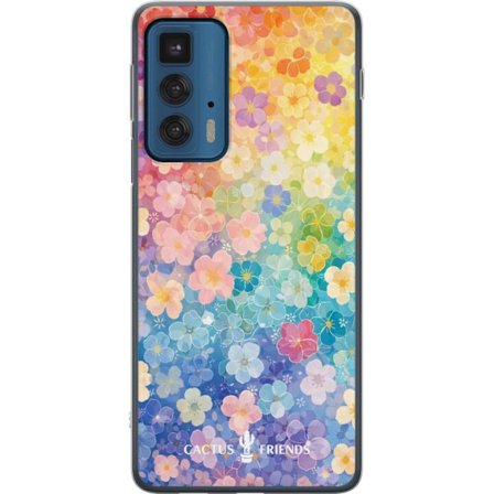 Kompatibelt Mobildeksel til Motorola Motorola Edge 20 Pro Cactus and Friends – RainbowBloom