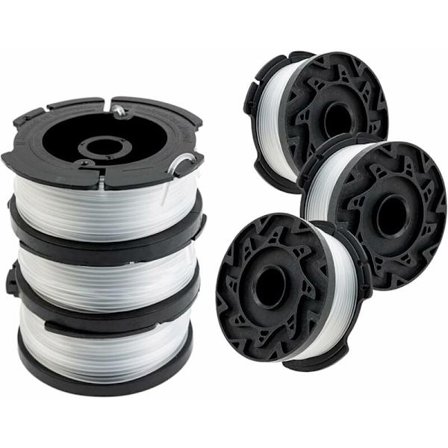 Trimmer Line Kompatibel med Black and Decker AF-100, Udskiftningsspole, 6 Udskiftningsspoler