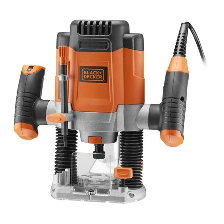 Black & Decker KW1200E-QS Overfræser 1200 W, Maskiner