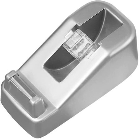 Bordtapeholder Bærbar Tapeholder Kontortapeholder Skridsikker Taperulleholder Sølv