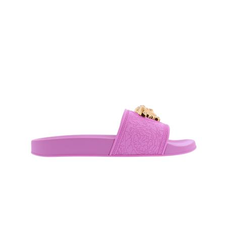 Versace, Pool Slides Różowy, Kobieta, Rozmiar: 38 EU