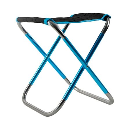 Hopfällbar pall i aluminiumlegering, ultralätt bärbar minipall med förvaringsväska, fiske, camping, utomhusgrill, färg