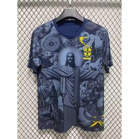 Brasilien Fodboldtrøje 2024 Special Edition Blå - Officiel Holduniform