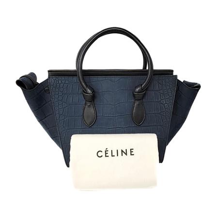 Celine Vintage, Tote Bags Blauw, Dames, Maat:ONE Size