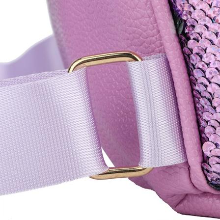 Trendik s Hengitt v Lasten Sekvensoitu Koululaukku Lapsille V lipalaksi Olkalaukku (Violetti)