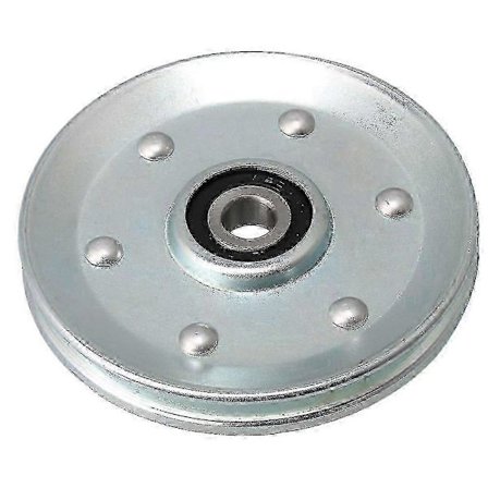 Sølv Garasjeport Trinse med Jernlager 90x10mm