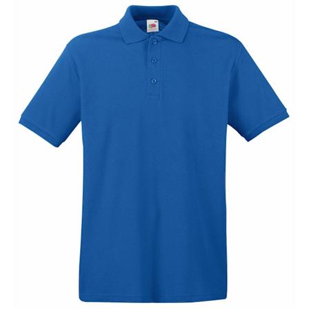 Fruit Of The Loom Premium Herr Kortärmad Polotröja M Royal Royal M