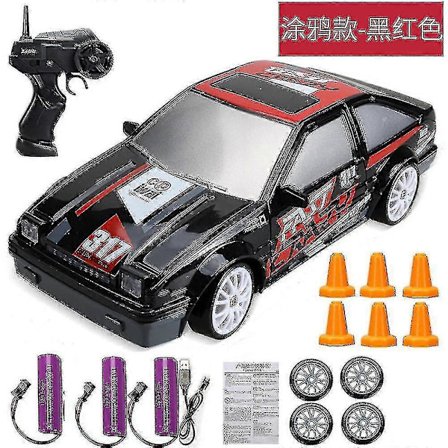 2.4g Drift Rc Bil 4wd Rc Drift Bil Legetøj Fjernbetjening Gtr Model Ae86 Køretøj Bil Rc Racerbil Legetøj Til Børn Julegaver