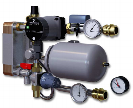 LK Systems 2418810 Värmeväxlarpaket 10 kW, Värme