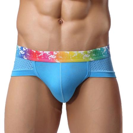 Andningsbara Underkläder För Män U Convex Pouch Low Waist Modal Mesh