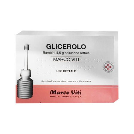 Glicerolo Bambini Marco Viti 6 Contenitori 4,5g