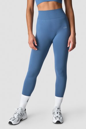 ICANIWILL - Define Seamless Tights Dusty Steel Blue - Träningstights - Dam - Träningskläder från ICIW