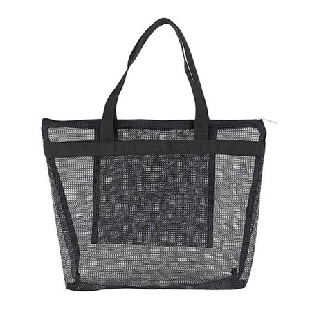 Mesh Bag Dusj Caddy Tote Bag med Mesh Skoveske Doble håndtak Baderom Quick Dry Tote Bærbar veske