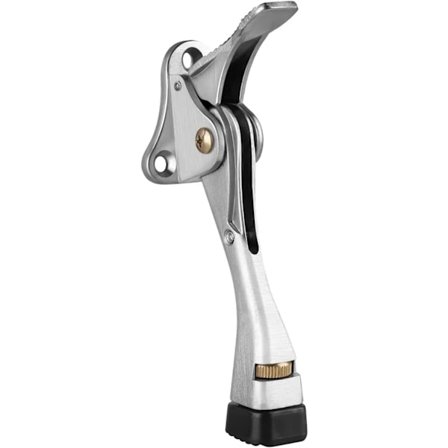 Dørstopper, Kickdown Dørstopper med Enkelt Justerbar Høyde og Gummistøtfanger, Dørstopper