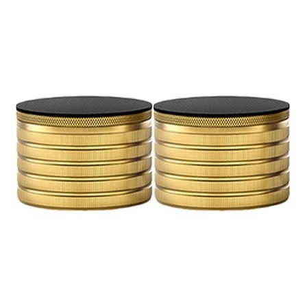 2 kpl Alumiinikalustetyyny Kalustejalkojen vaaitusjalat Monikäyttöinen Kalusteiden korotus Korkeus Mukautettavissa 23–37 mm välillä kirkas kulta