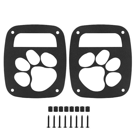 Takavalojen suojus karhun tassun muotoilu sopii Jeep Wrangler TJ 97-06