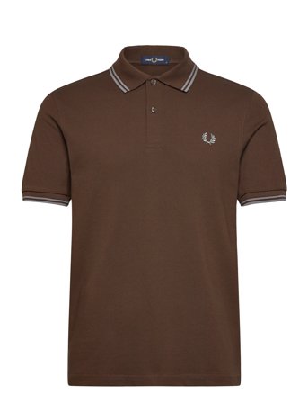 Fred Perry Twin Tipped Fp Shirt - Brown - XS