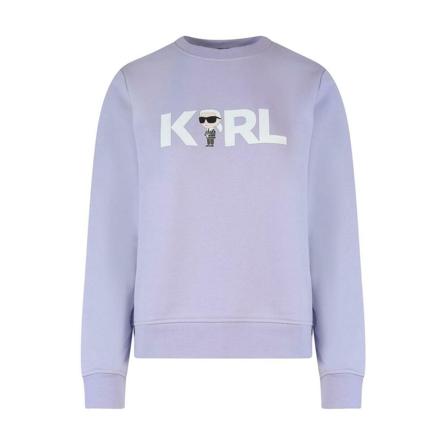 Karl Lagerfeld Sweatshirts , Paars , Dames , Maat: M