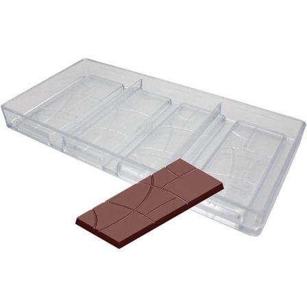 Form av polykarbonat för chokladkakor