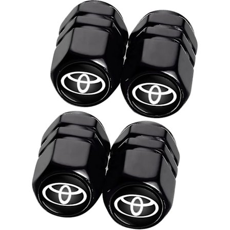 Metal Dækventilhætter Udskiftning Kompatibel med Toyota Avalon Camry Yaris Prius Corolla Rav4 Hi