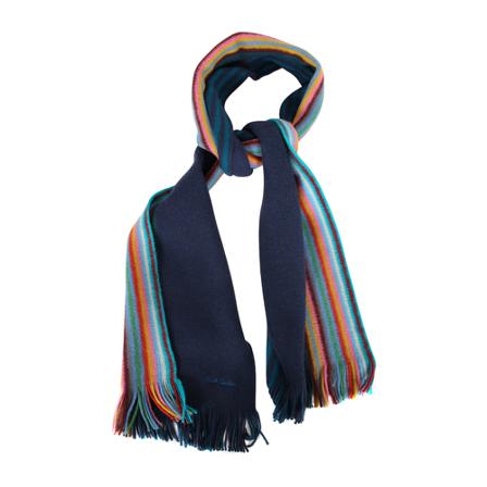 Paul Smith - Halsdukar - Blå - Herr - Storlek: One Size, Herr, Storlek: ONE SIZE