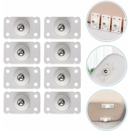 8 stk. Mini selvklæbende hjul Overførselshjul Kugleleje Enhed Bord