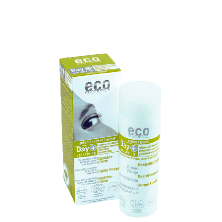 Eco Cosmetics Ansiktskräm Dag Tonad SPF 15 50 ml