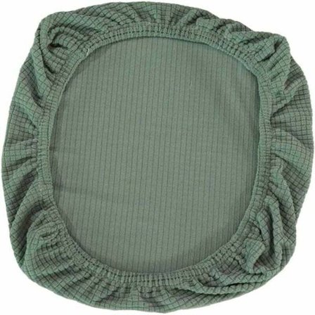Stretchigt stolsöverdrag för kontorsstol, snurrstol, sitsöverdrag (grön 38-48cm × 38-48cm)