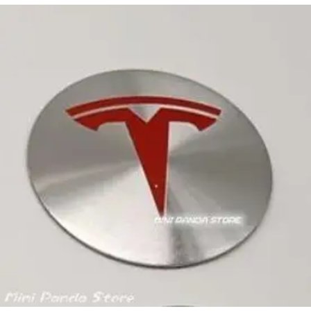 4 ST Navkapslar Centrumkåpa Emblem Klistermärke för Tesla Model 3 Y S X Flera Färger