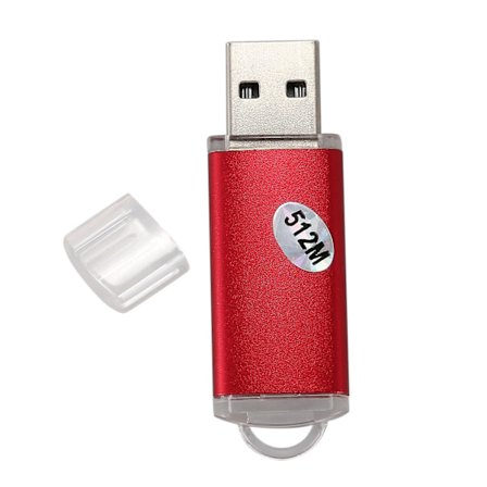 BESTRUNNER 64/128/256/512MB USB 2.0 -muistitikku Pen Drive -tallennustila ThumbColor:Punainen Kapasiteetti:512MB