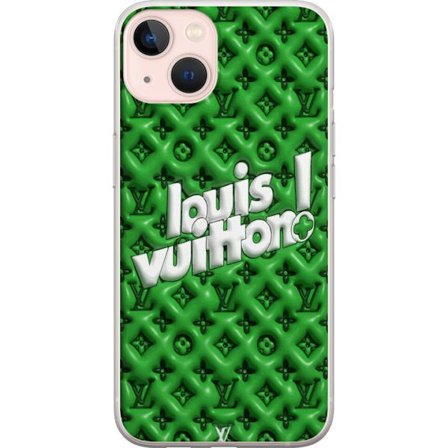 Kompatibelt Mobildeksel til Apple iPhone 13 mini Eksklusiv grønn bakgrunn med eksklusivt mønster