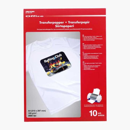 Transferpapper för ljusa bomullstyger 10-pack - Biltema