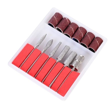 6st borrbits - Bits till elfil - Sandband Silver