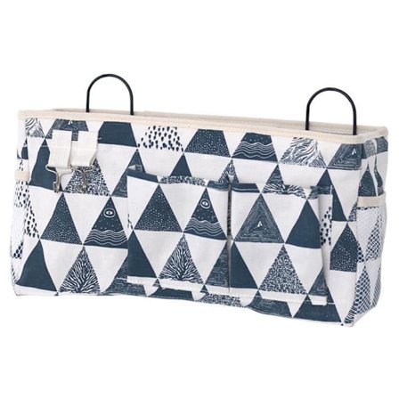 Stor væghængt organizer-taske, dørhængt opbevaringskurve i lærred med lommer, vandtæt beholder