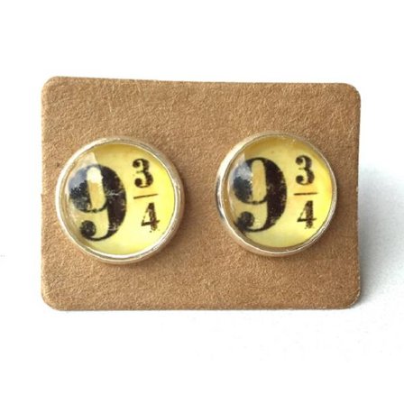 Örhängen Harry Potter Plattform 9 3/4 Stift Hogwarts