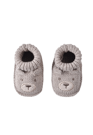 RIKIKI Stickade tossor SWAN Skor Brun 0-4 mån