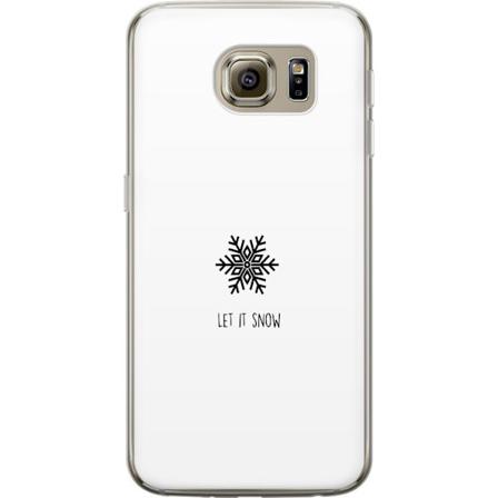 Samsung Galaxy S6 Gjennomsiktig deksel La det snø