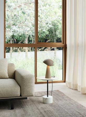 Align bordlampe - brun