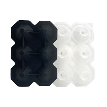 3D isterningform i fødevaregodkendt silikone DIY laver delikate diamantkugleformede isterninger isbakker fantastisk gave