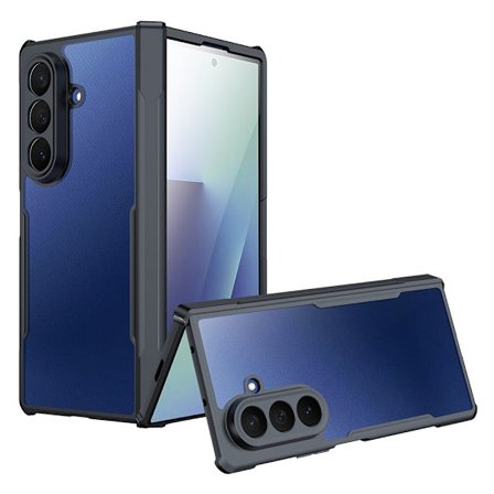 XUNDD Samsung Z Fold7 Hybrid Cover med Skærmbeskyttelse - Sort